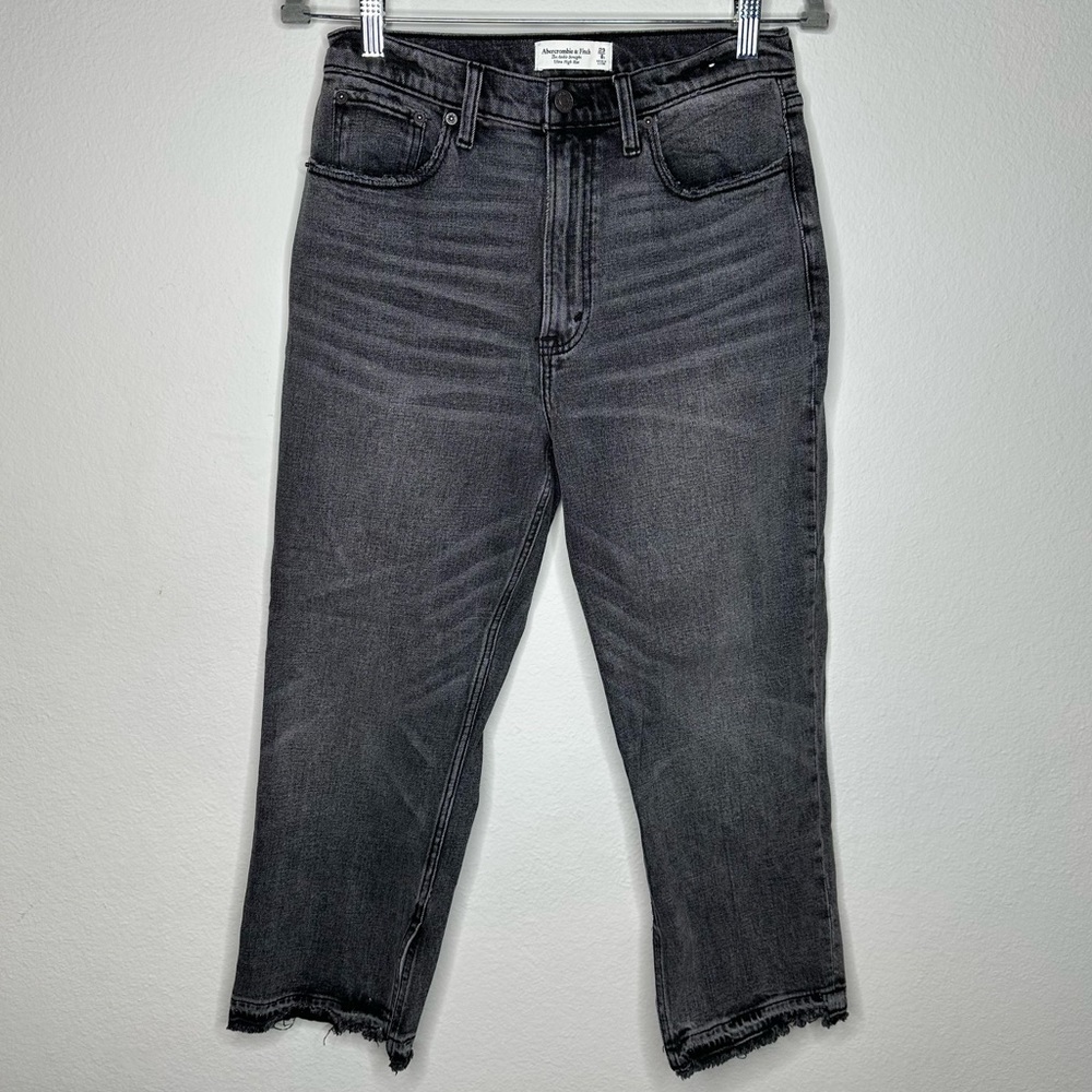Abercrombie & Fitch Ankle Straight Ultra High Rise Jeans 29/8 Short